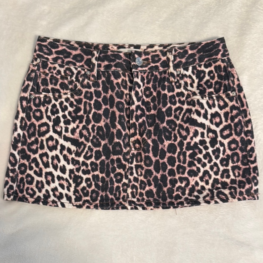 PacSun Brown and Black Pencil Mini Skirt Night Out